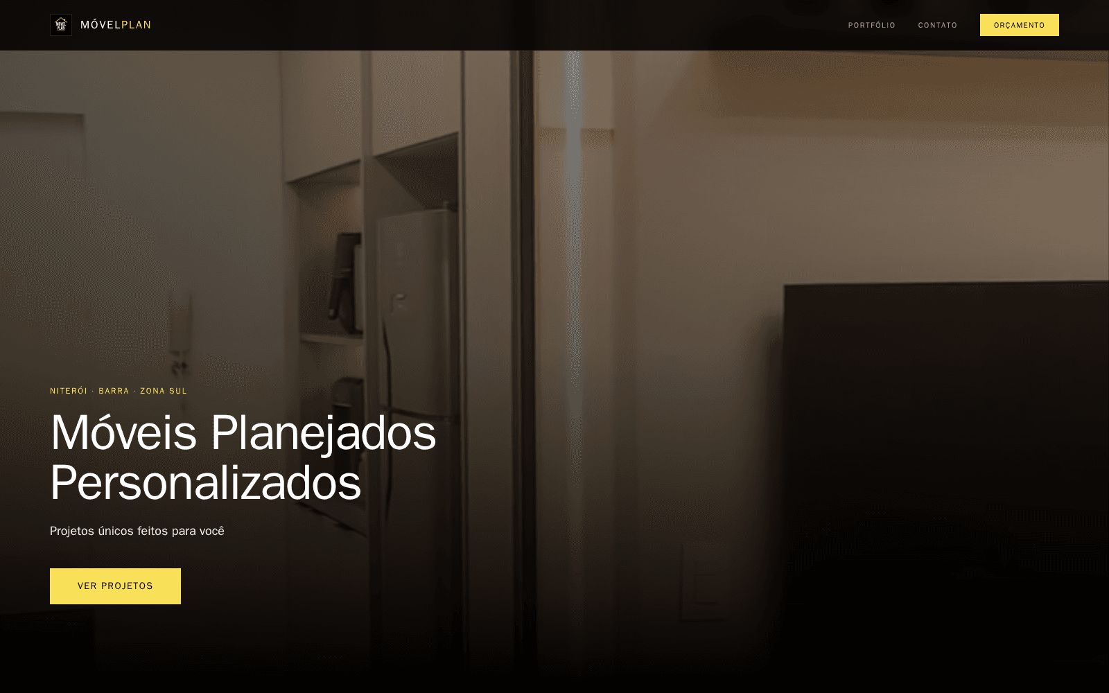 Captura de tela do site Móvel Plan